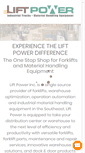 Mobile Screenshot of liftpower.com