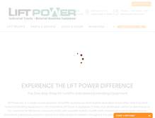 Tablet Screenshot of liftpower.com